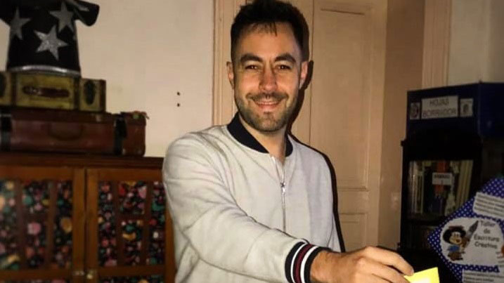 Julián Gonzáles, el candidato de Cambiemos.