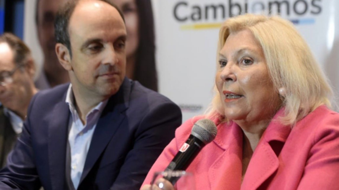 Carrió vino a hacer campaña por Corral y le pegó duro a Bonfatti.