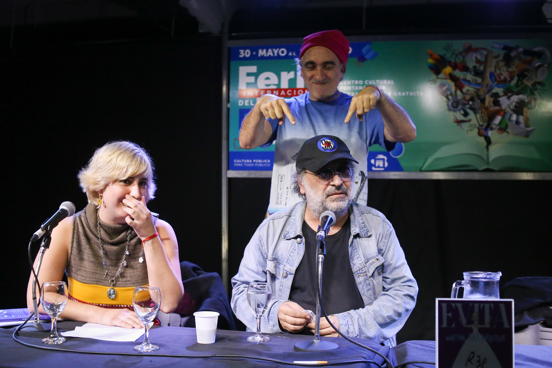 Saborido presentó su libro