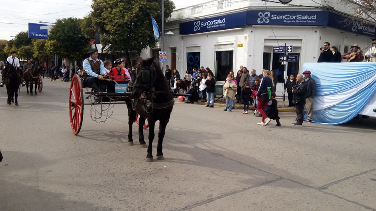 Las mejores imágenes del desfile patriótico por las calles de la ciudad