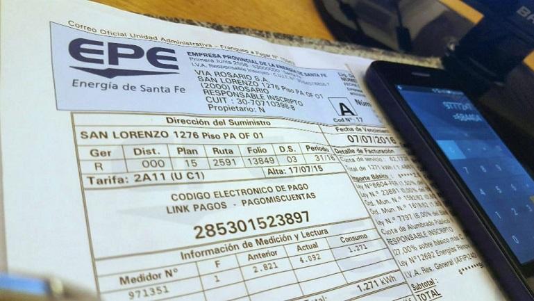 Si no te llegan las facturas, denunciá al (03464) 426327.
