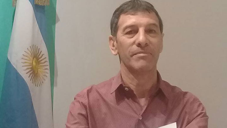 José Luis Alarcón, veterano de Malvinas, estará hoy en Arequito.