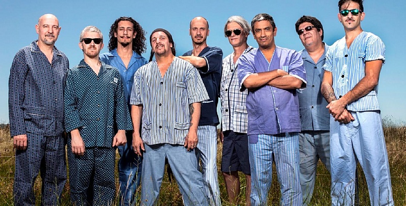 La única banda argentina que participó del concierto.