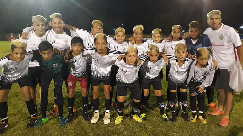 Las postales que les regaló el Mundialito a Los Messi de El Potrero.