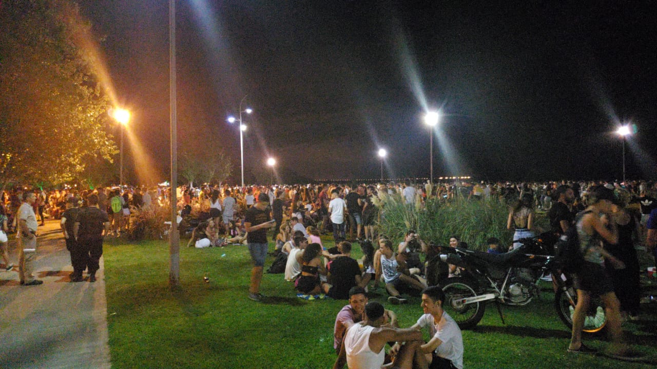 El operativo de control del pasado sábado a la noche en Dorrego y el río.