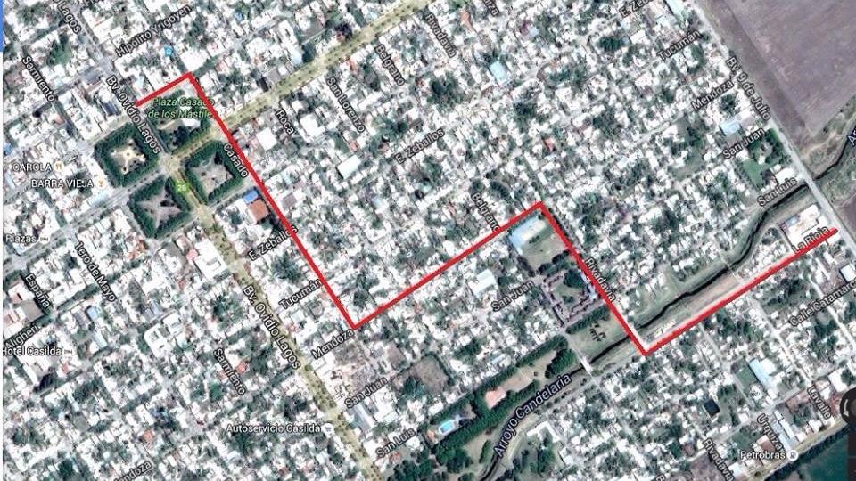 Extensa cabalgata para la recorrida de los reyes.