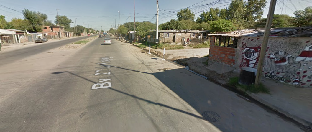 La esquina de 27 de febrero y Lima, donde ocurrió el hecho.