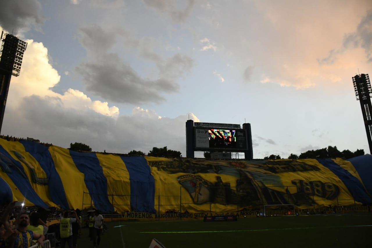 Los canallas festejaron la obtención de la Copa Argentina en el Gigante