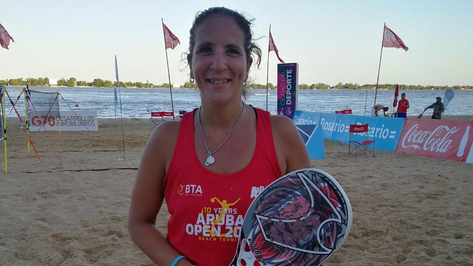 Soledad Onetto a un paso de clasificarse en los Juegos Sudamericanos de Playa 2019.