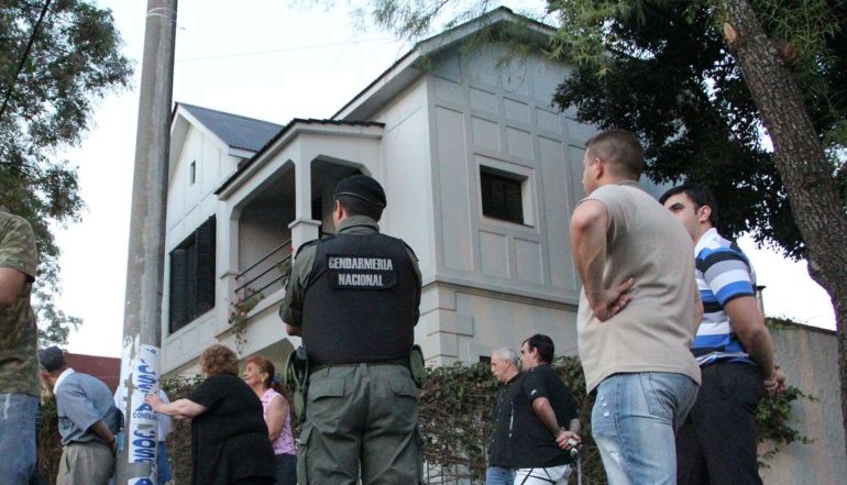 El día del atentado en calle Darragueira de barrio Alberdi (Rosarioplus)