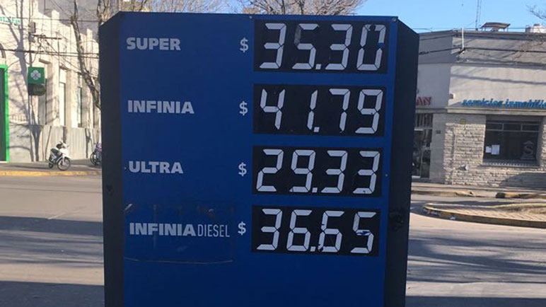 ¿Cuánto durarán estos números? El cartel de los precios de este lunes 3.