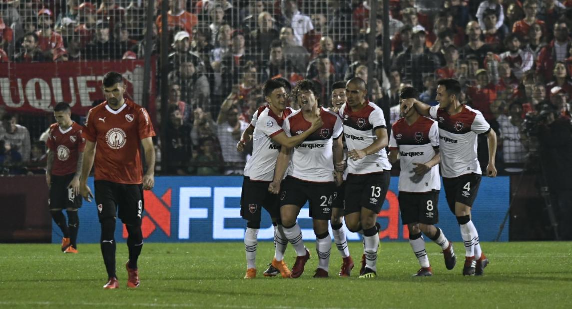 Fontanini incrédulo ante su gol (Rplus)