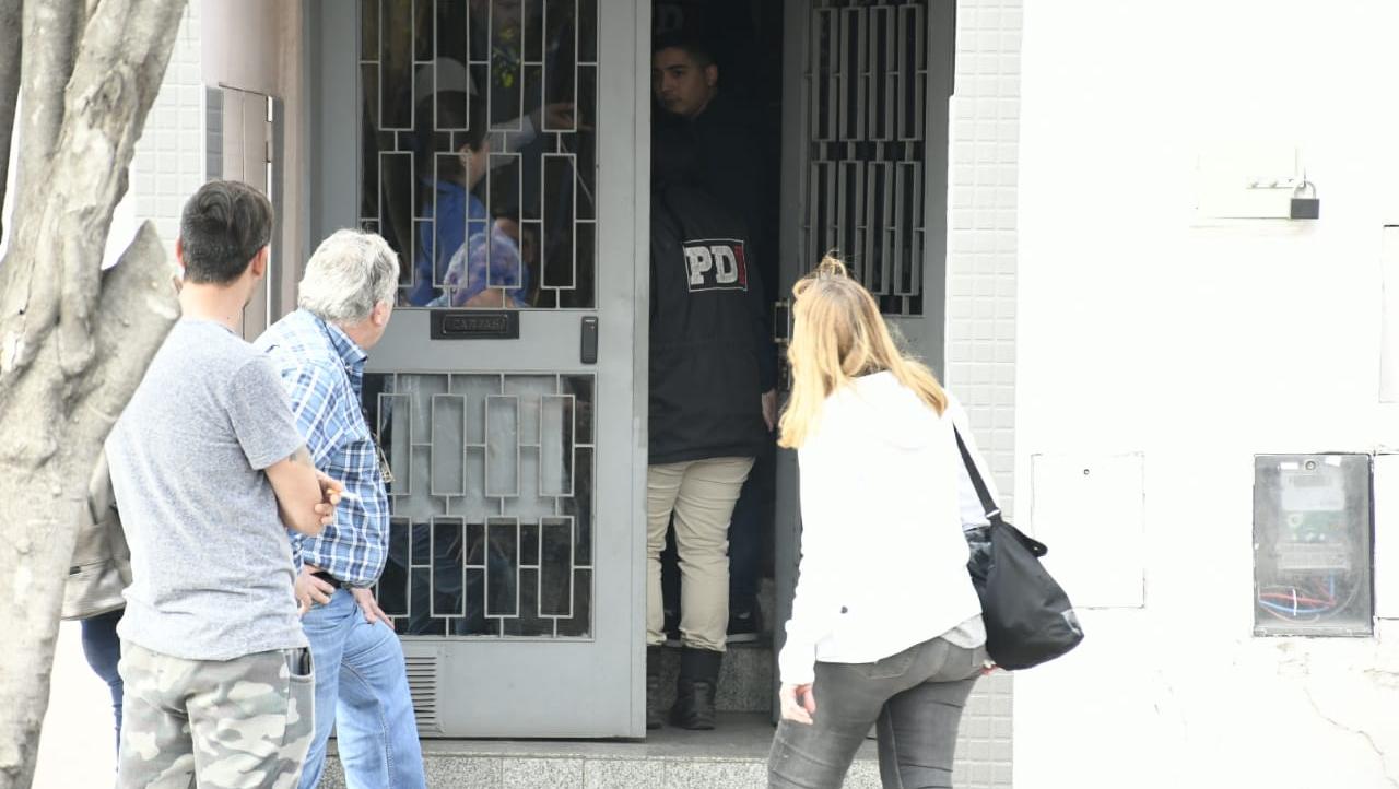 El domicilio allanado, en San Martín al 4200.
