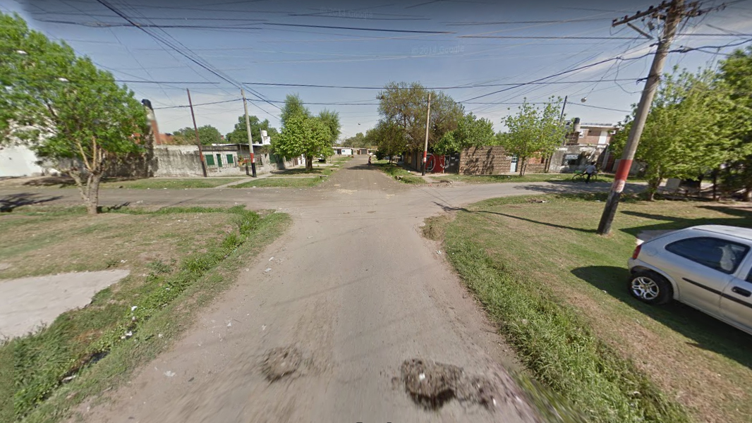 La esquina donde ocurrió el asesinato del muchacho.