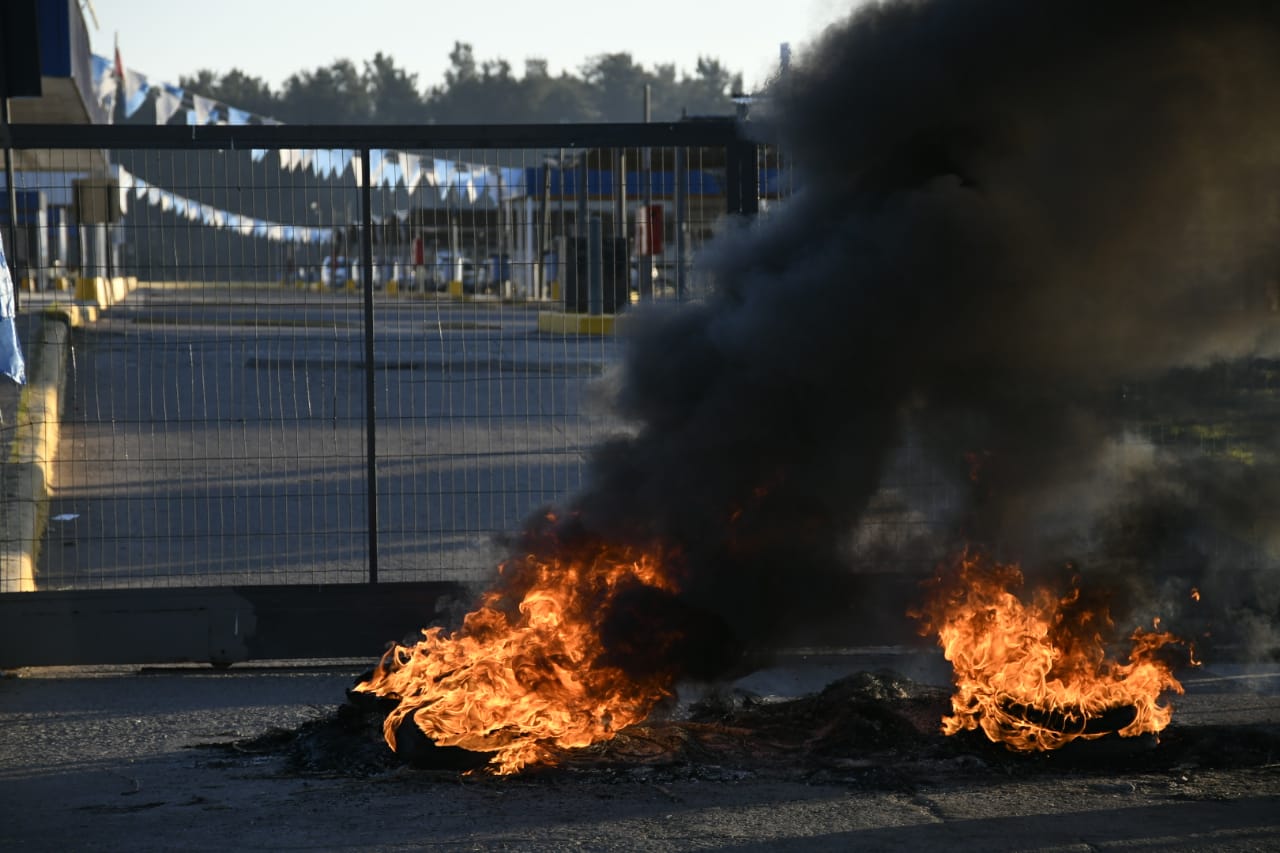La ciudad amaneció paralizada por la medida de fuerza. (Foto: Rosario Plus)
