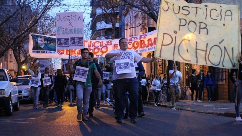 Incansable pedido de justicia por Gerardo Escobar.