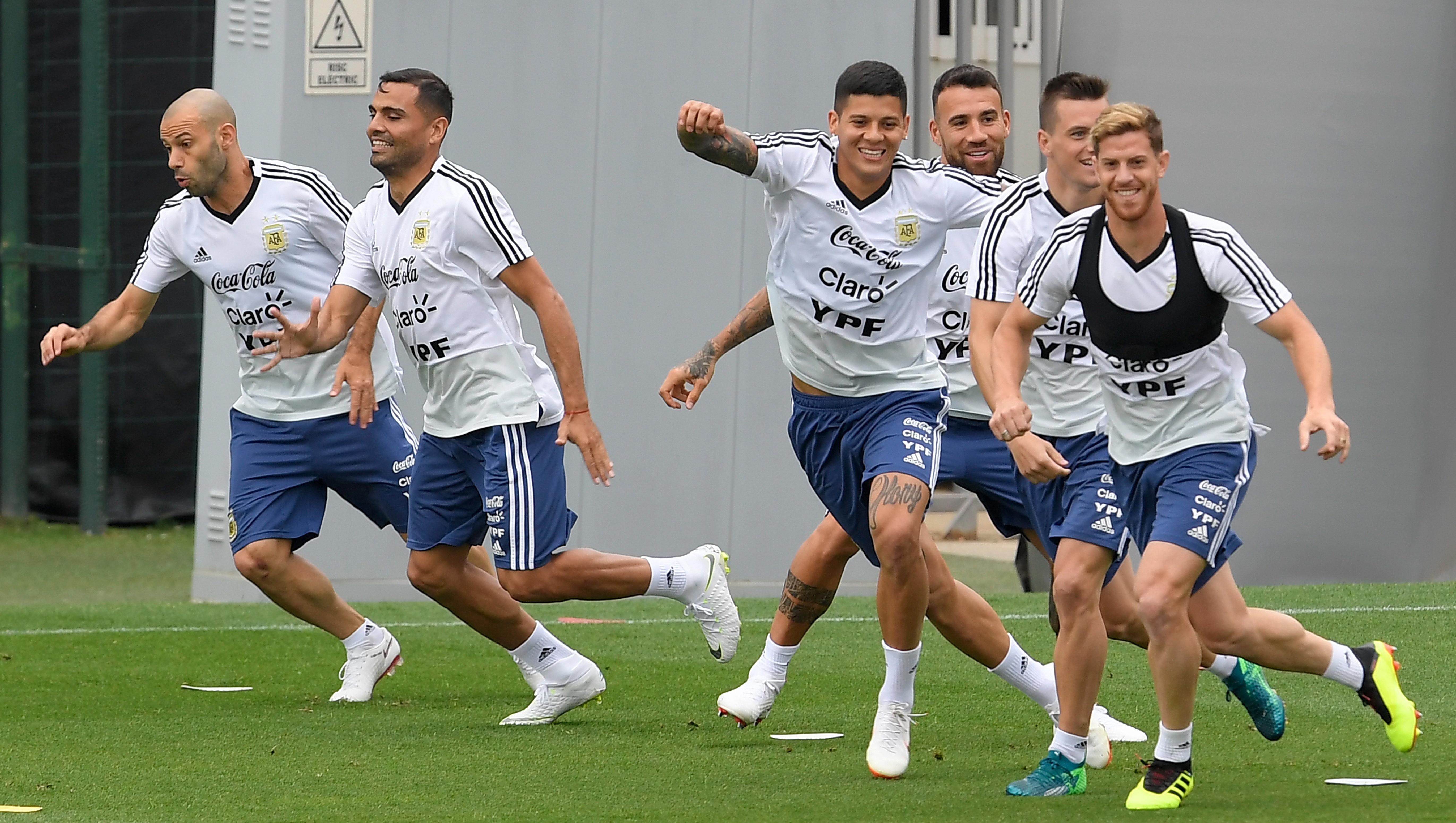 Buena onda. Sampaoli los liberó y todos los jugadores dejaron la concentración.