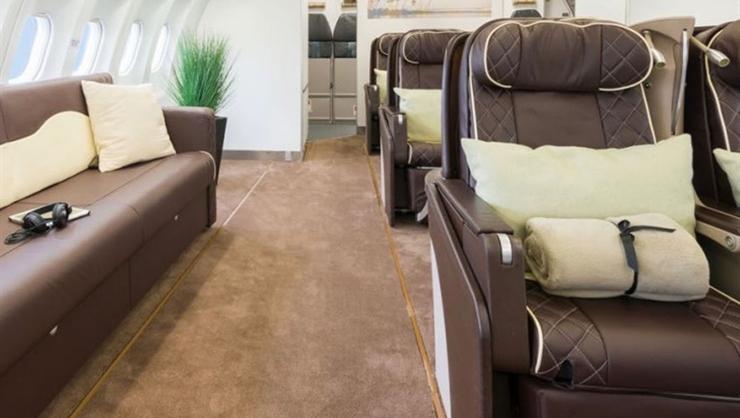Así es el interior del avión que llevará a la selección a Rusia.
