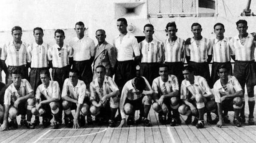 El plantel argentino viajó en barco, y se volvió eliminado en primera ronda.