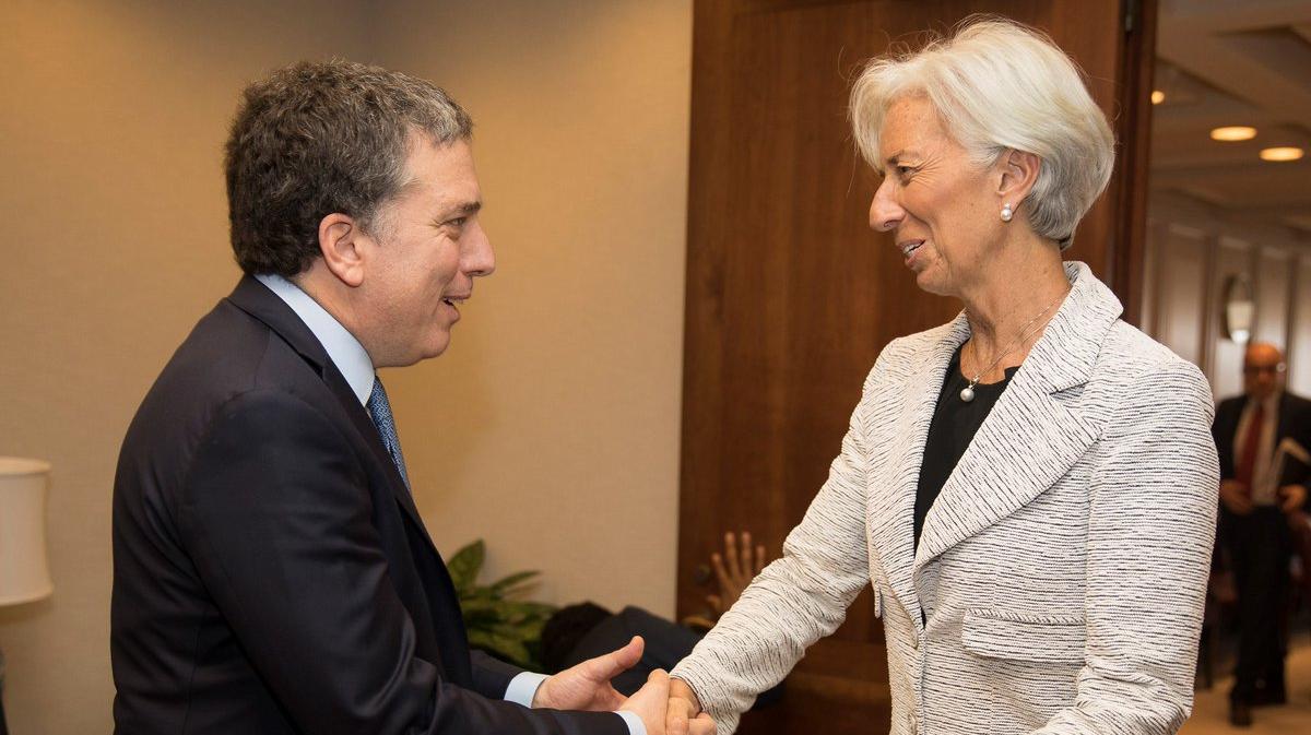 Lagarde y Dujovne, en Estados Unidos.