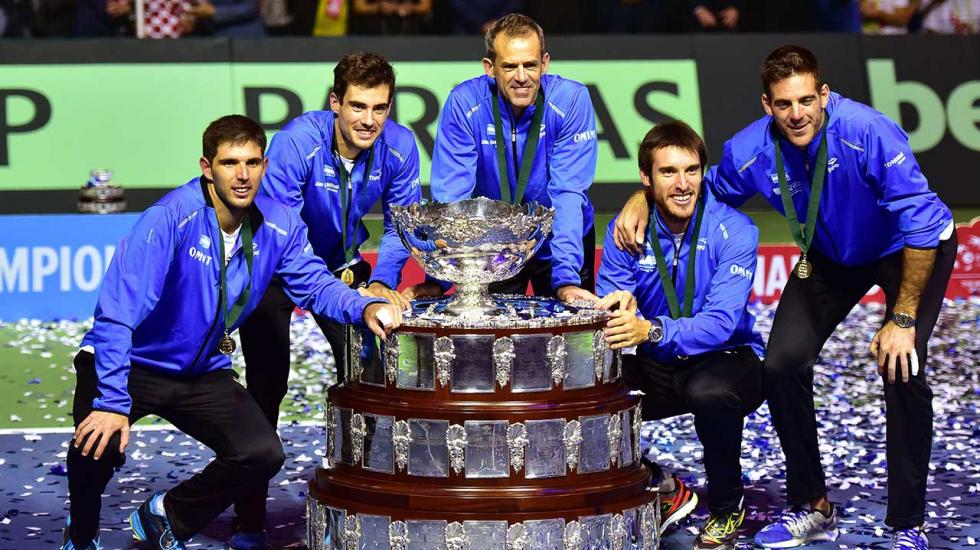 El equipo argentino que ganó el certamen en 2016 en la final ante Croacia.