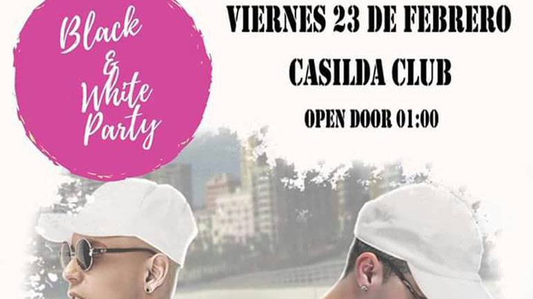 El afiche digital que promocionó la fiesta en Casilda Club.