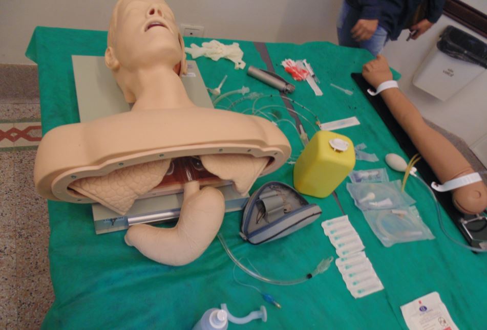 Es un espacio para que los futuros médicos se pongan prácticos.