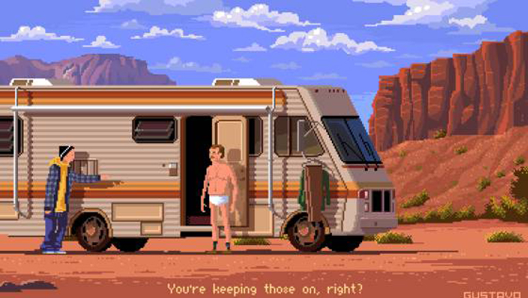 Desde Breaking Bad a Game of Thrones, pixelados como en los 90
