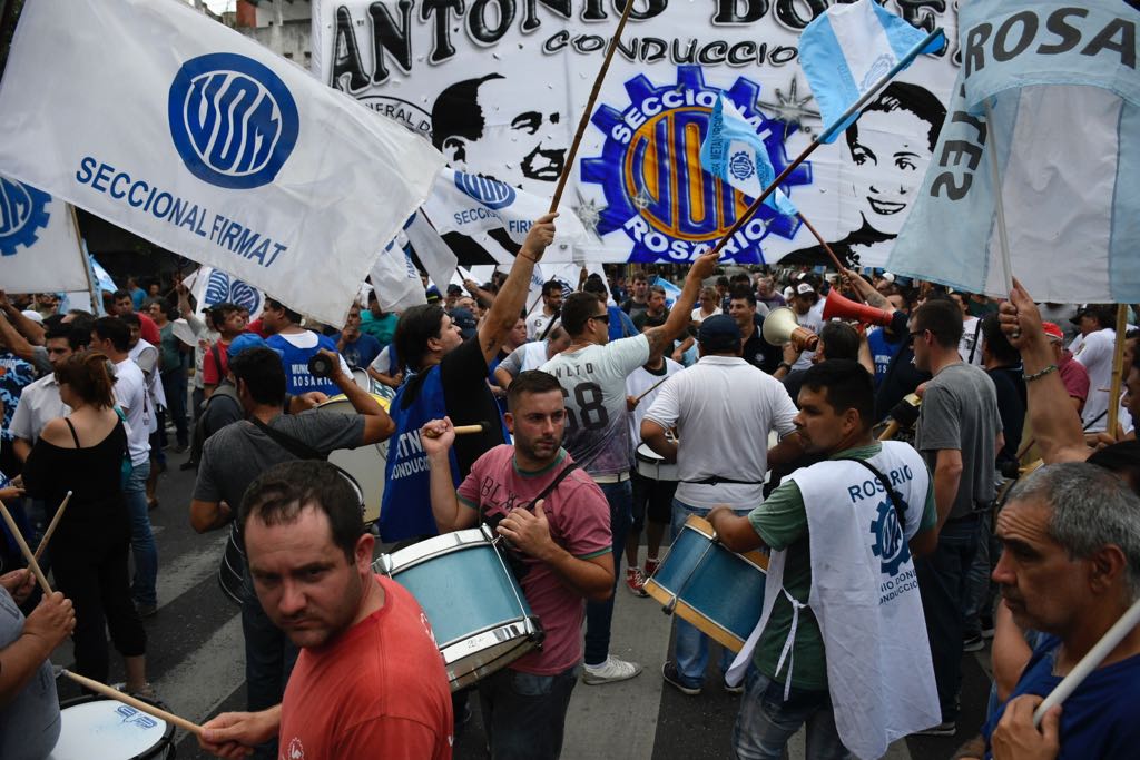 Movilización contra el despidos de trabajadores en Vasalli (Juan José García)