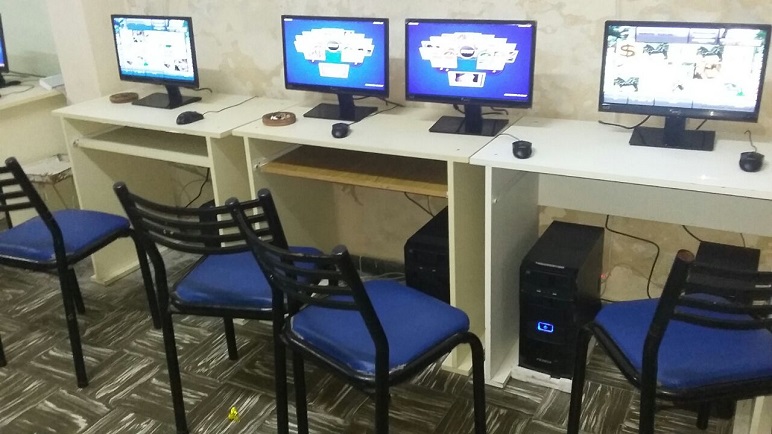 Las famosas maquinitas que suelen instalarse en los salones de les clubes.