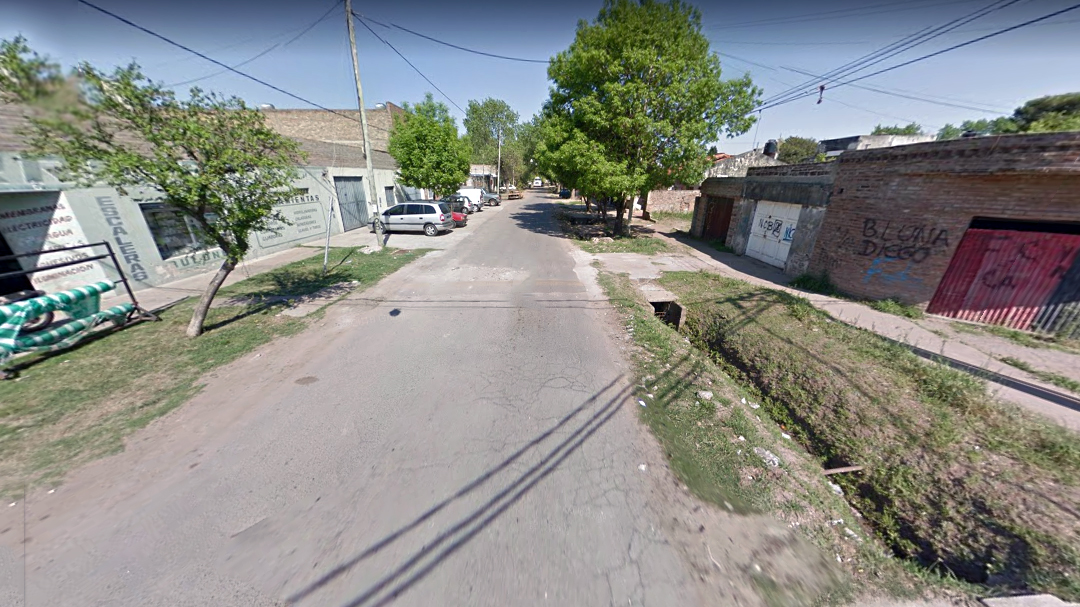 La cuadra de un barrio tranquilo, donde ocurrió el crimen.