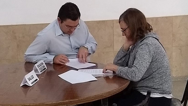 Hoy es el turno de Yapeyú. Sarasola y compañía estarán atendiendo a los vecinos.