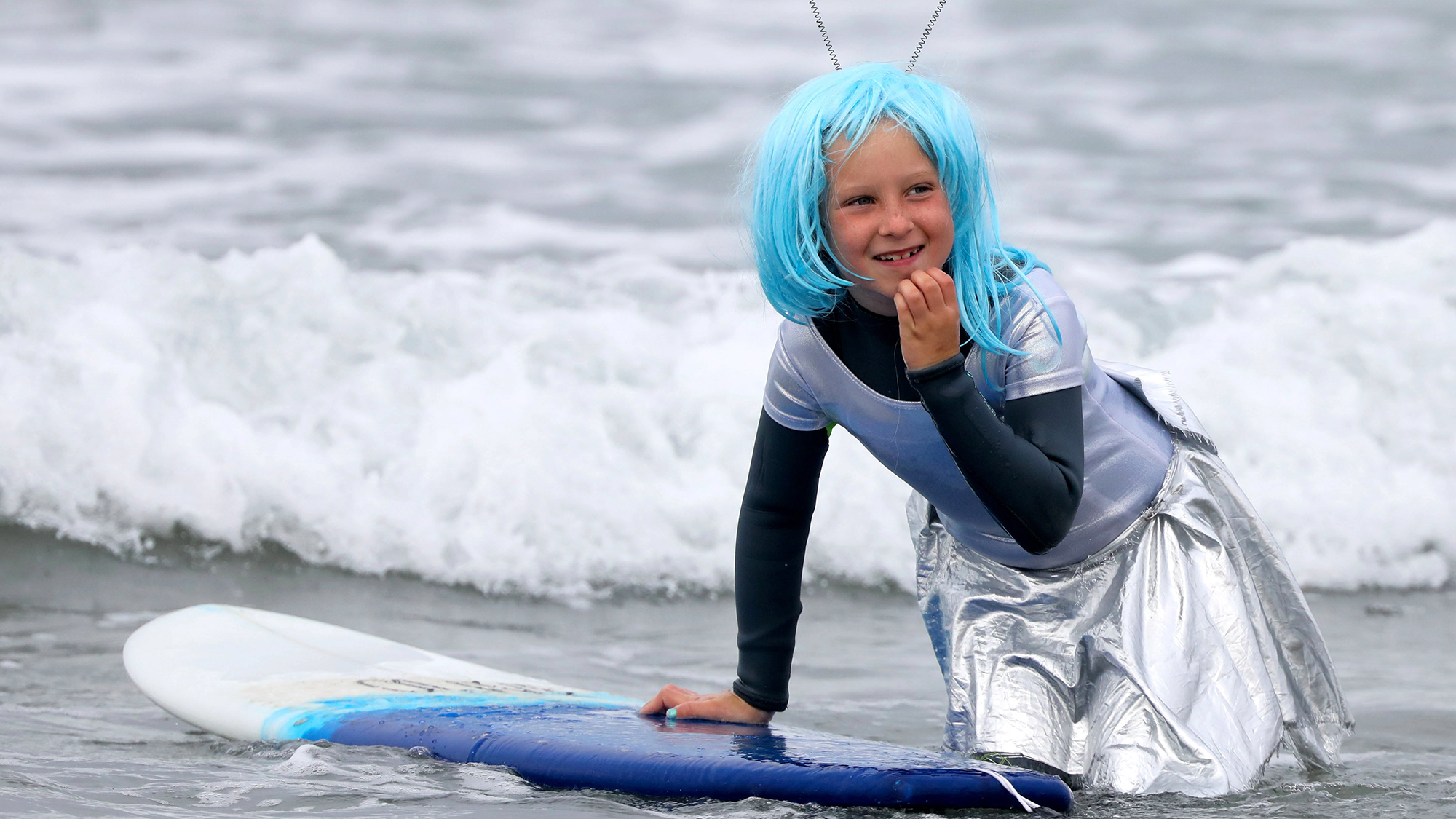 Halloween en las playas de California.