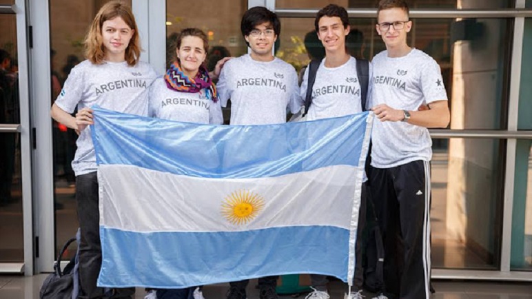 Brenda Castelli, la única representante femenina de la delegación argentina.