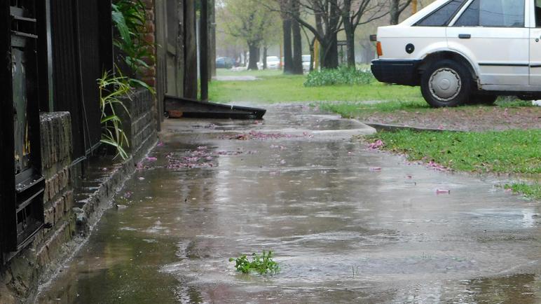 Gotas por todas las calles y en toda la ciudad.