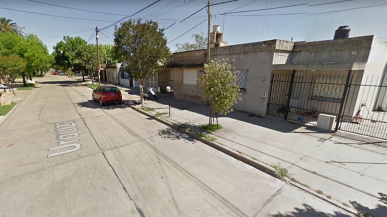 La zona donde fue abordada la joven, pleno barrio Granaderos a Caballo.