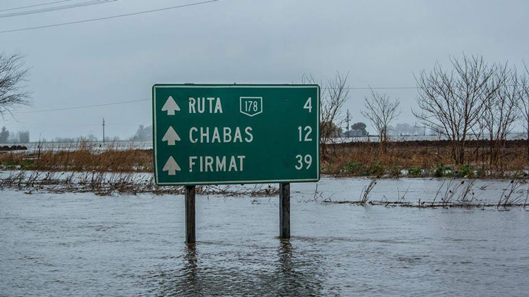 El sur santafesino sufrió inundaciones los últimos dos veranos.