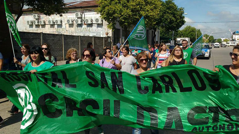 Los empleados de ATE se suman a la convocatoria de Rosario.