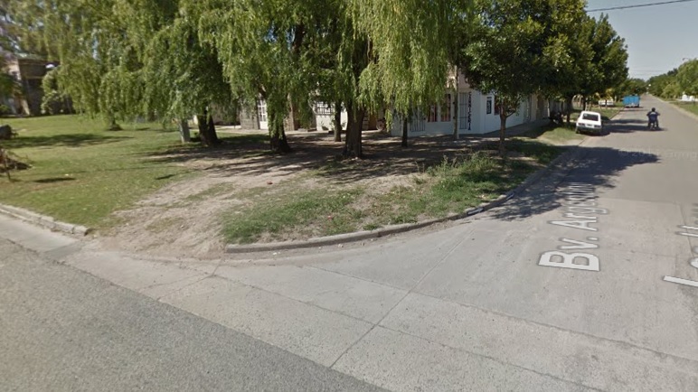 Uno de los allanamientos fue en la esquina de Argentino y Las Heras.
