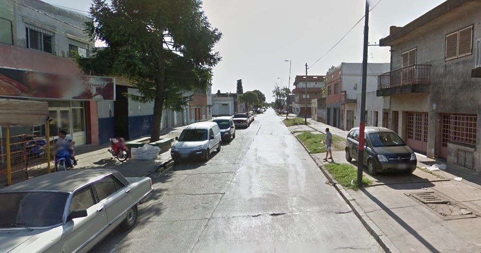 La cuadra donde ocurrió el robo y secuestro.