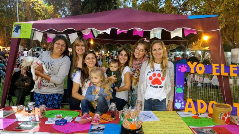 Las chicas de Amor Animal promueven la adopción del mejor amigo.
