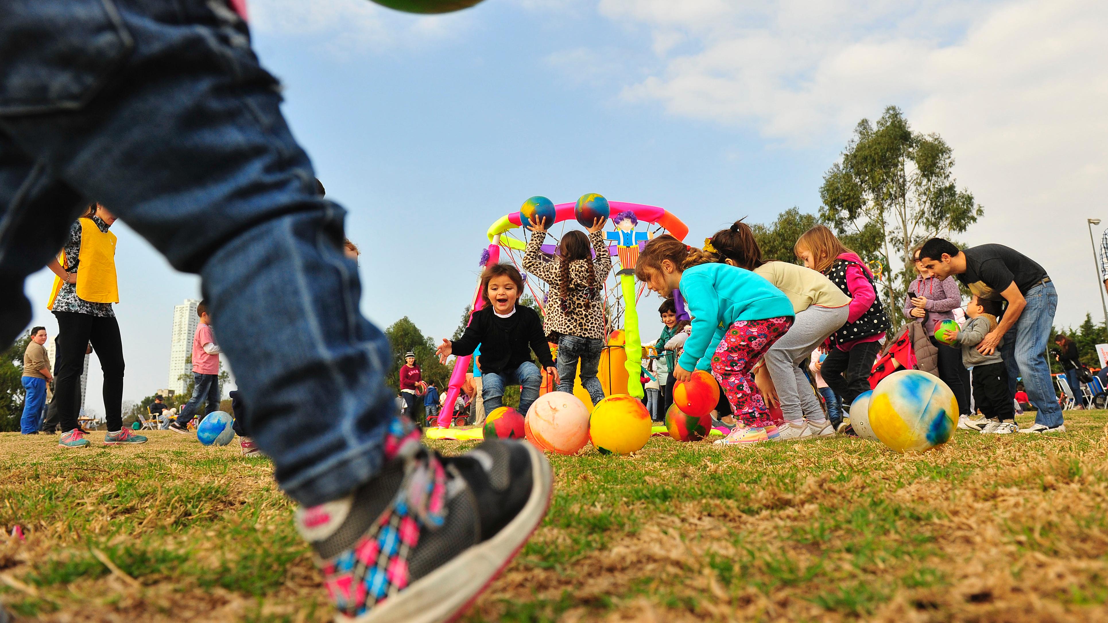 Día del Niño para disfrutar al sol pero bien abrigado