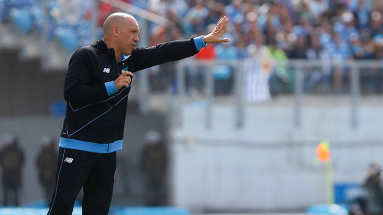 Arán en acción. El DT de O'Higgins inicia la temporada 17-18.
