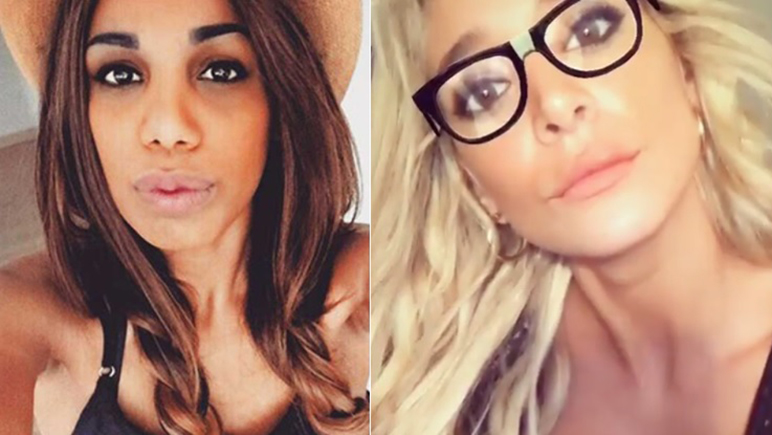 La rubia y la morocha se cruzaron fuerte en las redes