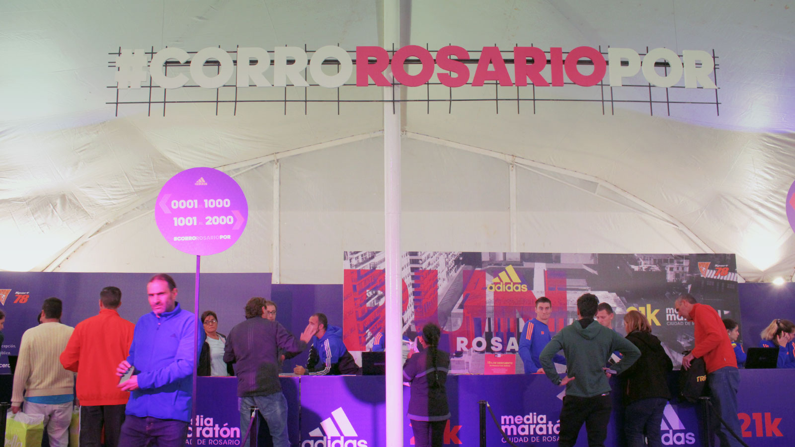 Todo listo para salir a correr la media maratón más importante de Rosario