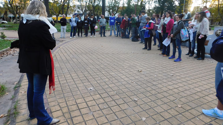 Casilda se manifestó contra el 2x1 a los genocidas.