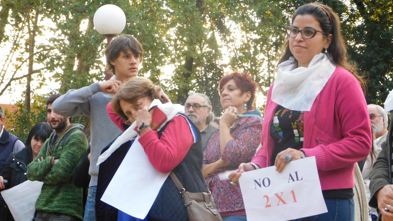 Casilda se manifestó contra el 2x1 a los genocidas.