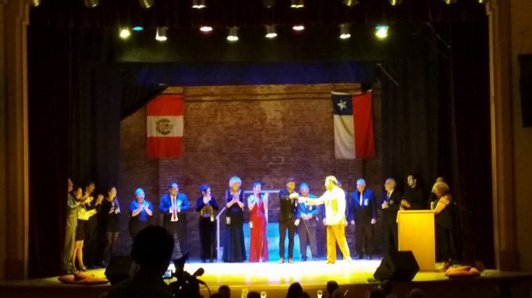 El sábado, el Dante fue testigo de un certamen internacional de tango.