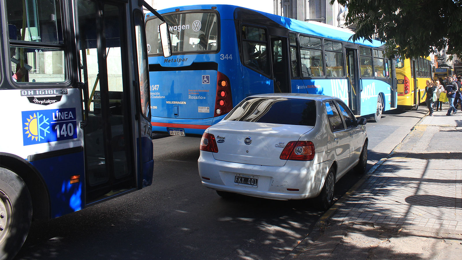 Controles en el microcentro para terminar con los embotellamientos