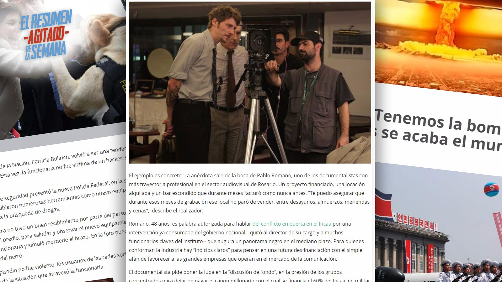 El Resumen de la Semana llega en versión 16mm